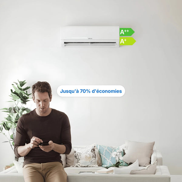 Climatiseur réversible avec unité extérieure